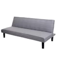 Miniatyrbillede 1 af 4: Konvertibel sovesofa i gråt stof Grå