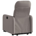 Miniatyrbillede 3 af 6: Fauteuil relax TV med komfortabel polstring og elektrisk løftefunktion i taupe stof DEC028193 Guld
