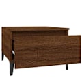 Miniatyrbillede 3 af 6: Side table coffee table with drawer 50 x 46 x 35 cm brown engineered wood DEC032405 kastanj