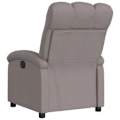 Miniatyrbillede 4 af 6: Fauteuil relax TV med komfortabel polstring og manuel vippemekanisme i taupe stof DEC028196 Guld