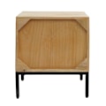 Miniatyrbillede 6 af 6: Nattetable sidebord med skuffer i mangotræ 51 x 45 x 40 cm 04_0008528 kastanj