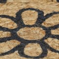 Pikkukuva 3 / 4: Käsintehty juttimatto tummansinisella kuviolla 150