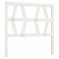 Miniatyrbillede 1 af 4: Hovedgærde - Træ - 96x4x100 cm - Hvid - Moderne - Moderne design Vit