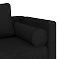 Miniatyrbild 5 av 6: Chaiselong - DEC026090 - Svart - 116,5 x 62 x 57,5 cm - Polyester tyg - Högresilient skum Svart