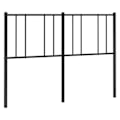 Miniatyrbillede 1 af 5: Hovedgavl til sengs til soveværelse møbel 160 cm sort metal TDL0202425