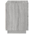 Pikkukuva 6 / 6: 2 kpl yöpöytiä laatikoilla ja LED-valaistuksella, mitat 45 x 40 x 55 cm, harmaa engineering-puu DEC032864 kastanj