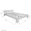 Pikkukuva 2 / 4: Aikuisten sänky puulamelle 120 x 200 silkillä