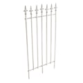 Miniatyrbild 1 av 6: Trellis stöd för klättrande växter trädgårdsdekoration i gammal vit metall 10_0003872 Vit