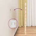 Miniatyrbild 4 av 4: Sänggavelaccessoar sovrum väggmöbel stil palett 146 av 3 av 63 massiv furu