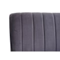Pikkukuva 5 / 6: Ravintolapöytäsohva, jossa on tummanharmaa samettipäällinen ja metalli, 160 cm 04_0005856 Grå