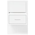 Pikkukuva 4 / 6: Seinäliitintaso LED-valoilla ja laatikolla 48,5 x 32,5 x 80 cm valkoista taihinta DEC034162 Vit