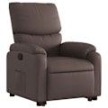 Miniatyrbillede 3 af 6: Fauteuil relax TV polstring komfortabel elektrisk løftefunktion i PVC brun DEC028031 kastanj