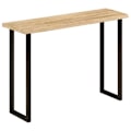 Miniatyrbillede 1 af 6: Konsolbord 105 x 33 x 76 cm mango træ og stål DEC031365 kastanj