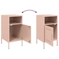 Pikkukuva 5 / 6: Yöpyöri, jossa on 2 lokeroa 36 x 39 x 68 cm ruusukulta DEC034566 Rosa