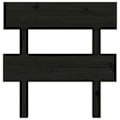Miniatyrbillede 2 af 4: Hovedgavl - Ikke specificeret - 103,5x81 cm - Massiv træ - Sort - Moderne Svart