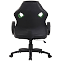 Miniatyrbillede 5 af 5: Ergonomisk gaming kontorstol i grøn PVC og plastik 10_0002759 Guld