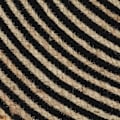 Miniatyrbillede 3 af 4: Tæppe - Jute - Rektangulær - Sort - Moderne - Indendørs Svart