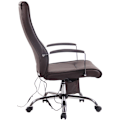 Miniatyrbillede 2 af 2: Kontorstol på hjul med massagefunktion og balancemekanisme i brun PVC 10_0002605 kastanj