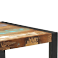 Miniatyrbillede 4 af 6: Sidebord entré møbel til stuen 110 x 35 x 76 cm genvundet træ og stål DEC031522 kastanj