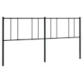 Miniatyrbillede 1 af 6: Hovedgærde til seng, soveværelse, møbel 180 cm, sort metal TDL0202422