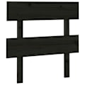 Miniatyrbillede 1 af 4: Hovedgavl - Ikke specificeret - 103,5x81 cm - Massiv træ - Sort - Moderne Svart