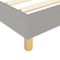 Pikkukuva 4 / 6: Sänkyjalat ja lakanat 90x200 cm vaaleanharmaata kangasta TDL0207158 Ljusgrått