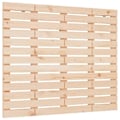 Miniatyrbillede 1 af 4: Hovedgærde til seng, soveværelse, vægmonteret møbel, paletdesign, 126 x 3 x 91,5, massiv fyrretræ