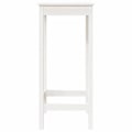 Miniatyrbillede 3 af 5: Multifunktionel sidebord højbord 50 x 50 x 110 cm massiv hvidfyr DEC036410 Vit