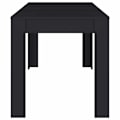 Miniatyrbillede 3 af 4: Design spisebord enkel 140 x 74,5 x 76 cm sort agglomerat DEC036644 Svart