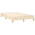 Pikkukuva 1 / 4: Sängram - Icke specificerad - 120x200 cm - Krämfärgad tyg - 1 plats - Modern design Grädde