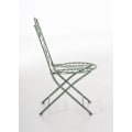 Miniatyrbillede 3 af 4: Havemøbel terrasse balkon design rustikt i smedejern grøn patineret 10_0003008 Guld