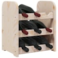 Pikkukuva 2 / 6: Pulloteline 3-tasoa 33 x 25 x 37 cm mäntyä DEC024353 kastanj