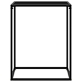 Miniatyrbillede 2 af 6: Konsolbord praktisk til en organiseret entre 60 x 35 x 75 cm hærdet glas og sort stål DEC032142 Svart