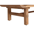 Miniatyrbillede 4 af 6: TV-møbel med skuffe og tre opbevaringsrum i akacietræ, MDF og rattan i teakfarve 160 cm 04_0007867 kastanj