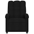 Miniatyrbillede 2 af 6: Fauteuil relax TV med komfortabel polstring og manuel funktion til at læne sig tilbage i sort stof DEC028118 Svart