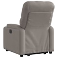 Miniatyrbillede 4 af 6: Fauteuil relax TV med behagelig polstring, elektrisk løft i taupe stof DEC028204 Guld