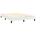 Miniatyrbillede 1 af 5: Sommier - TDL - 140x200 cm - Syntetisk læder hvid - 2 pladser - Let montering Vit