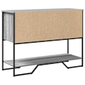 Pikkukuva 5 / 6: Toiminnallinen ja tyylikäs sisäänkäyntipöytä, jossa on säilytystilaa, 100 x 35 x 74,5 cm, harmaa tekopuu DEC032201 kastanj