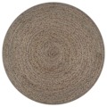 Pikkukuva 1 / 4: Matto - Jute - Pyöreä - Harmaa - Luonnollinen - Sisätila Grå