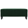 Pikkukuva 2 / 5: 'Entry bench for the end of the bed 100 x 35 x 41 cm in green velvet DEC024688' Grön