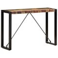 Miniatyrbillede 6 af 6: Sidebord entré møbel til stuen 110 x 35 x 76 cm genvundet træ og stål DEC031522 kastanj