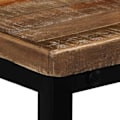 Miniatyrbild 4 av 6: Modern consolebord sidobord 90 x 30 x 76 cm massiv återvunnen teak + stål DEC032260 Flerfärgad
