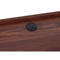 Pikkukuva 5 / 6: Tietokonepöytä integroitu johtohallinta 78 x 121 x 60 cm pähkinäviimeistely 04_0006055 Guld
