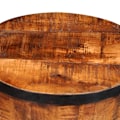 Miniatyrbillede 6 af 6: Taburet til at støtte planter 30 x 30 x 45 cm i rå mango træ DEC026375 kastanj