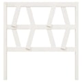 Miniatyrbillede 2 af 4: Hovedgærde - Træ - 96x4x100 cm - Hvid - Moderne - Moderne design Vit