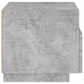 Pikkukuva 5 / 6: Yöpöytä LED-valoilla ja laatikolla 40 x 39 x 37 cm harmaata insinööripuumateriaalia DEC033190 kastanj