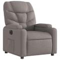 Miniatyrbild 1 av 6: Recliner TV med elektrisk lutningsfunktion mycket bekväm i taupe tyg DEC028570 Guld