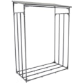 Miniatyrbillede 1 af 6: Bøgerække støtte træ til pejs 185x130 cm i anthracite lakeret aluminium 10_0003582 kastanj