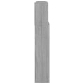 Miniatyrbillede 3 af 6: Hovedgærde - Ikke specificeret - 220x19x103,5 cm - MDF grå - Moderne stil - Indbygget opbevaring Grå