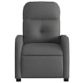 Miniatyrbillede 5 af 6: Fauteuil relax TV med komfortabel polstring og manuel hældningsfunktion i mørkegrå stof DEC027945 Grå